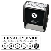Koop Vijf korting Campagne Loyalty Punch Zelfinktende Stempel (In situ)