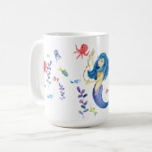 Koop zeemeermin onder het Zee Koffiemok (Voorkant links)