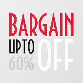 Koopje Korting Raamsticker (Vel)