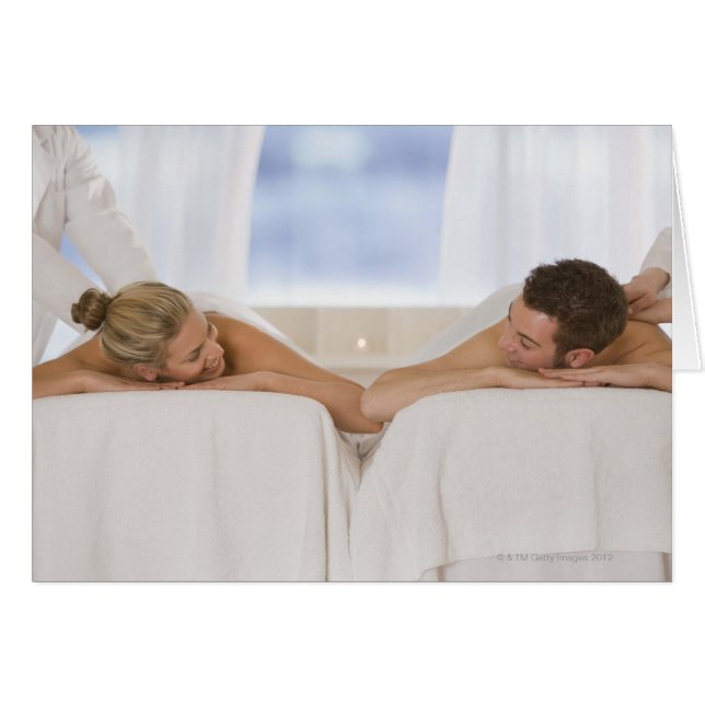 Koopmassage bij paar (Voorkant Horizontaal)