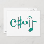 koor briefkaart (Voorkant / Achterkant)