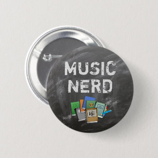 Koor humor geschenken - Muziek Nerd - Ronde Button 5,7 Cm