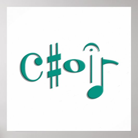 koor poster (Voorkant)