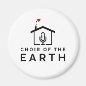 Koor van de Aarde Logo - koelkast Magneet (Voorkant)