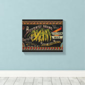 Koord-Bean-etiket Grogetable Land Canvas Afdruk (Insitu (Houten vloer))