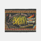 Koord-Bean-etiket Grogetable Land Fleece Deken (Voorkant (Horizontaal))