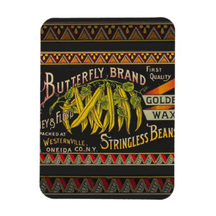 Koord-Bean-etiket Grogetable Land Magneet