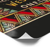 Koord-Bean-etiket Grogetable Land Perfect Poster (Hoek)