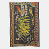 Koord-Bean-etiket Grogetable Land Theedoek (Verticaal)