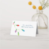 Koord op kleurrijk kersthuwelijk (Achterkant)