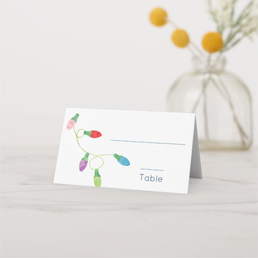 Koord op kleurrijk kersthuwelijk (Voorkant)