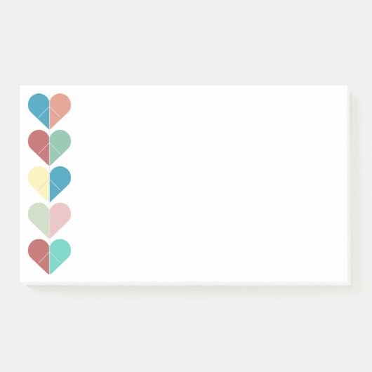 Koord van het hart post-it® notes (Voorkant)