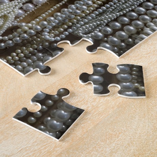 Koorden van parels legpuzzel (Zijkant)