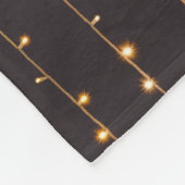 Koordlichten Fleece Deken (Hoek)