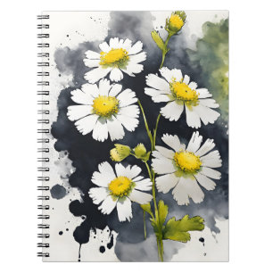 Koortsachtig - Waterverf bloemen Notitieboek