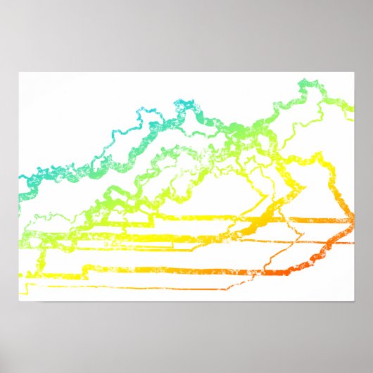 Koortsblauw Poster (Voorkant)