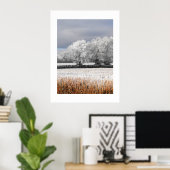 Koortsvelden en -bomen poster (Thuiskantoor)