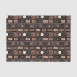 Koos met chocoladepapier tissuepapier