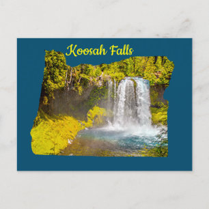 Koosah Herfsten Oregon Briefkaart