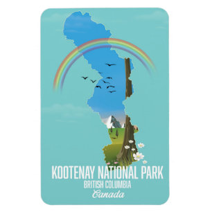 Kootenay, Kootenay Nationaal Park Canada Magneet