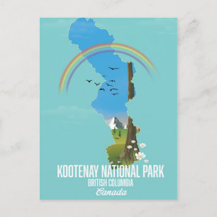 Kootenay, Kootenay National Park Canada Briefkaart