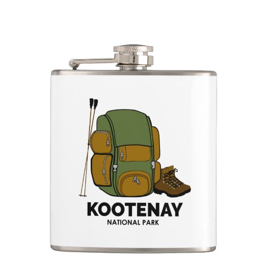 Kootenay National Park Backpack Heupfles (Voorkant)