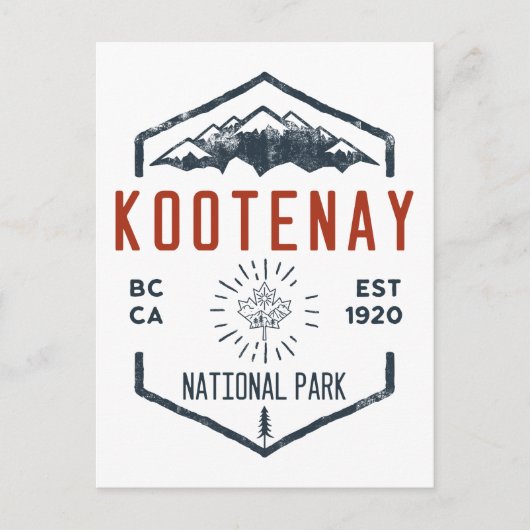 Kootenay National Park Canada  Briefkaart (Voorkant)