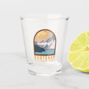 Kootenay National Park Canada Travel Art Shot Glas