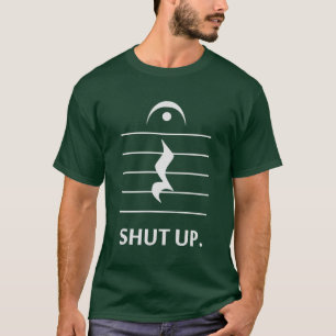 Kop dicht door Muzieknotatie T-shirt