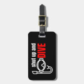 Kop dicht en duik bagagelabel (Voorkant verticaal)