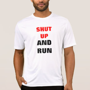 Kop dicht en loop t-shirt