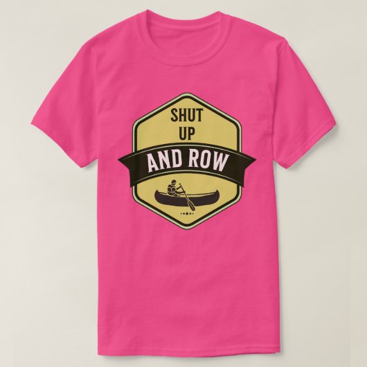 Kop dicht en rij t-shirt (Design voorkant)