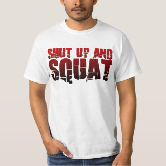 Kop dicht en vierkant t-shirt