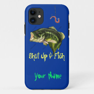 Kop dicht en vis - Grote Mouth Bass iPhone 11 Hoesje