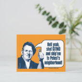 Kop Gitmo - Sarcastisch Workman Briefkaart (Staand voorkant)