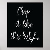 Kop het alsof het heet is poster (Voorkant)