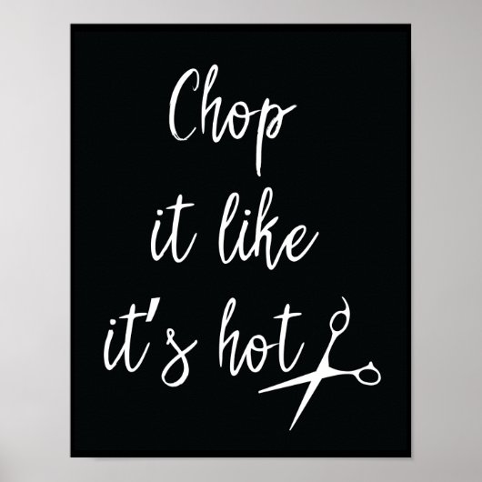 Kop het alsof het heet is poster (Voorkant)