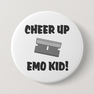 Kop het Emo-Kind op! Ronde Button 7,6 Cm
