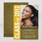 Kop, Hippe Afstudeerfoto Aankondiging 2012 (Voorkant / Achterkant)