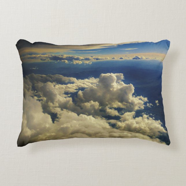 Kop in de wolken, Katoen, Accent Pillow Decoratief Kussen (Voorkant)