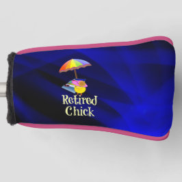 Kop in ruste, abstracte achtergrond golfheadcover