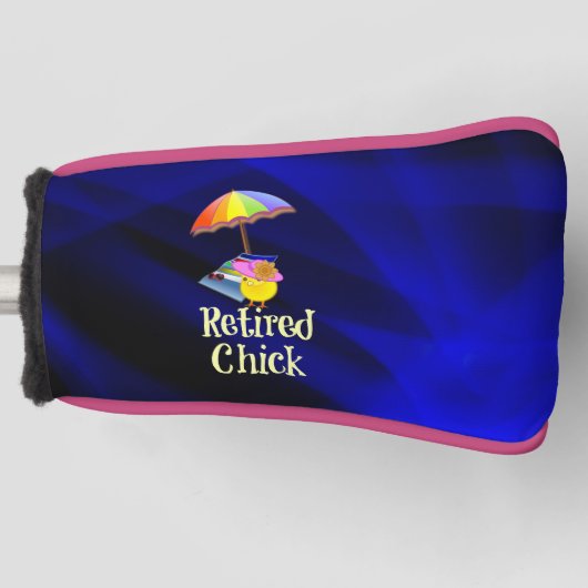 Kop in ruste, abstracte achtergrond golfheadcover (Voorkant)