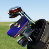 Kop in ruste, abstracte achtergrond golfheadcover (Insitu)