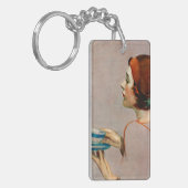 Kop Java Sleutelhanger (Voorkant Links)