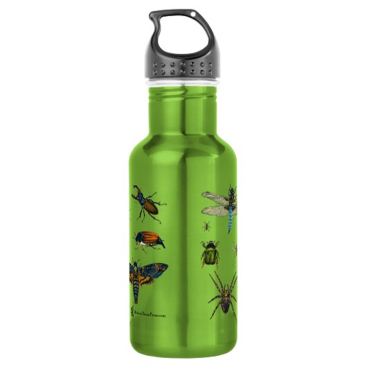 Kop Juice Water Fles voor Entomoloog (Achterkant)
