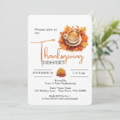 KOP KOFFIE THANKSGIVING DESSERT KAART (Staand voorkant)