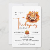 KOP KOFFIE THANKSGIVING DESSERT KAART (Voorkant)