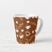 Kop met koffiepatroon (Rechterhoek)