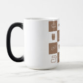 kop met koffiepatroon (Links)