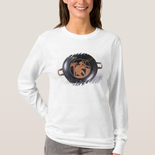 Kop met rode cijfers t-shirt